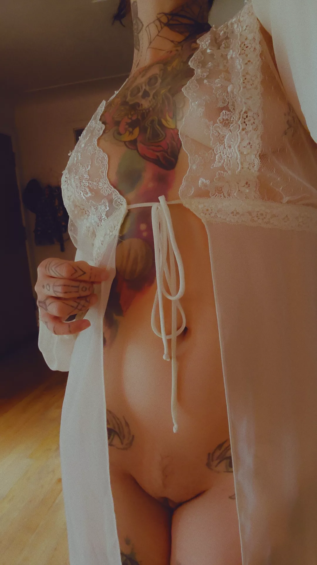 We have yard work being done by about 6 guys right now and I'm walking around like this posted by InkedDisaster