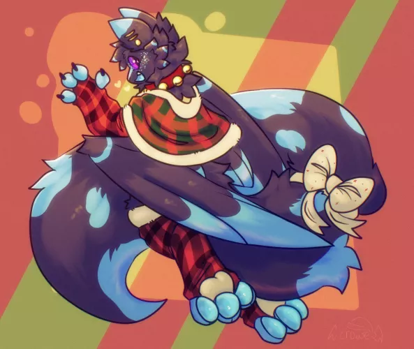 cozy holiday (art by me, @_scarecrowes on twitter) by NightAtom