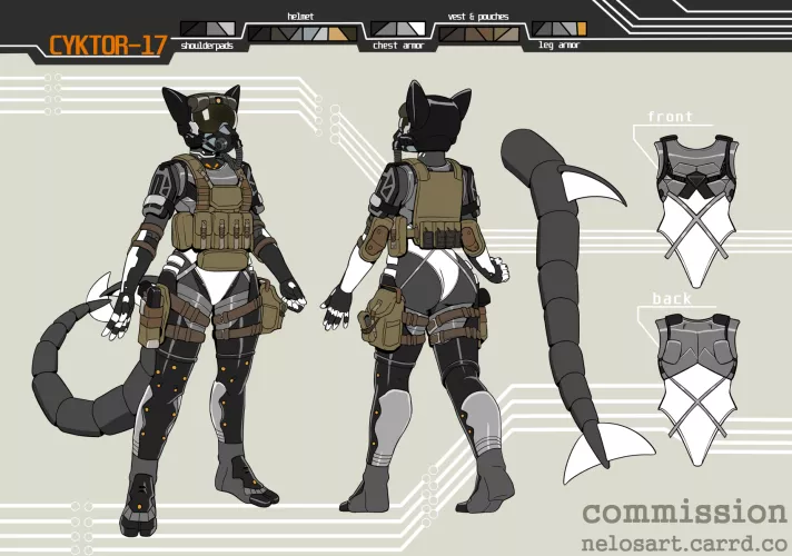 Cyktor with armor (art by me) by megaderp2