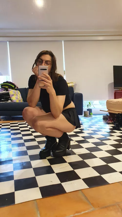 Eyes reveal 👀, also should I put fishnets with this fit? by FmbyHeart