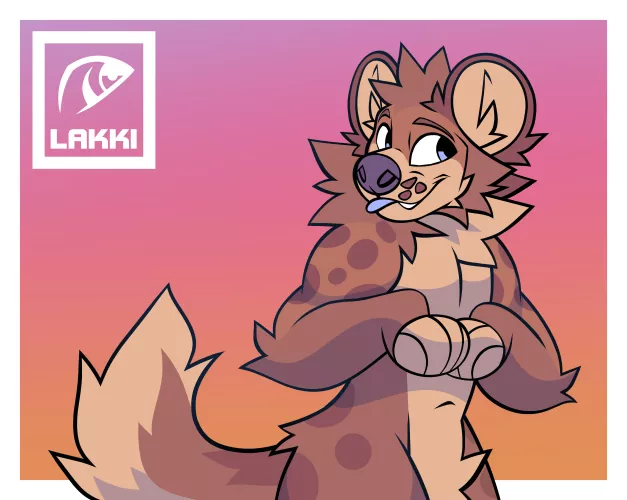 Hyena (Art by me/@LakkiTheFox) by Ensoguy