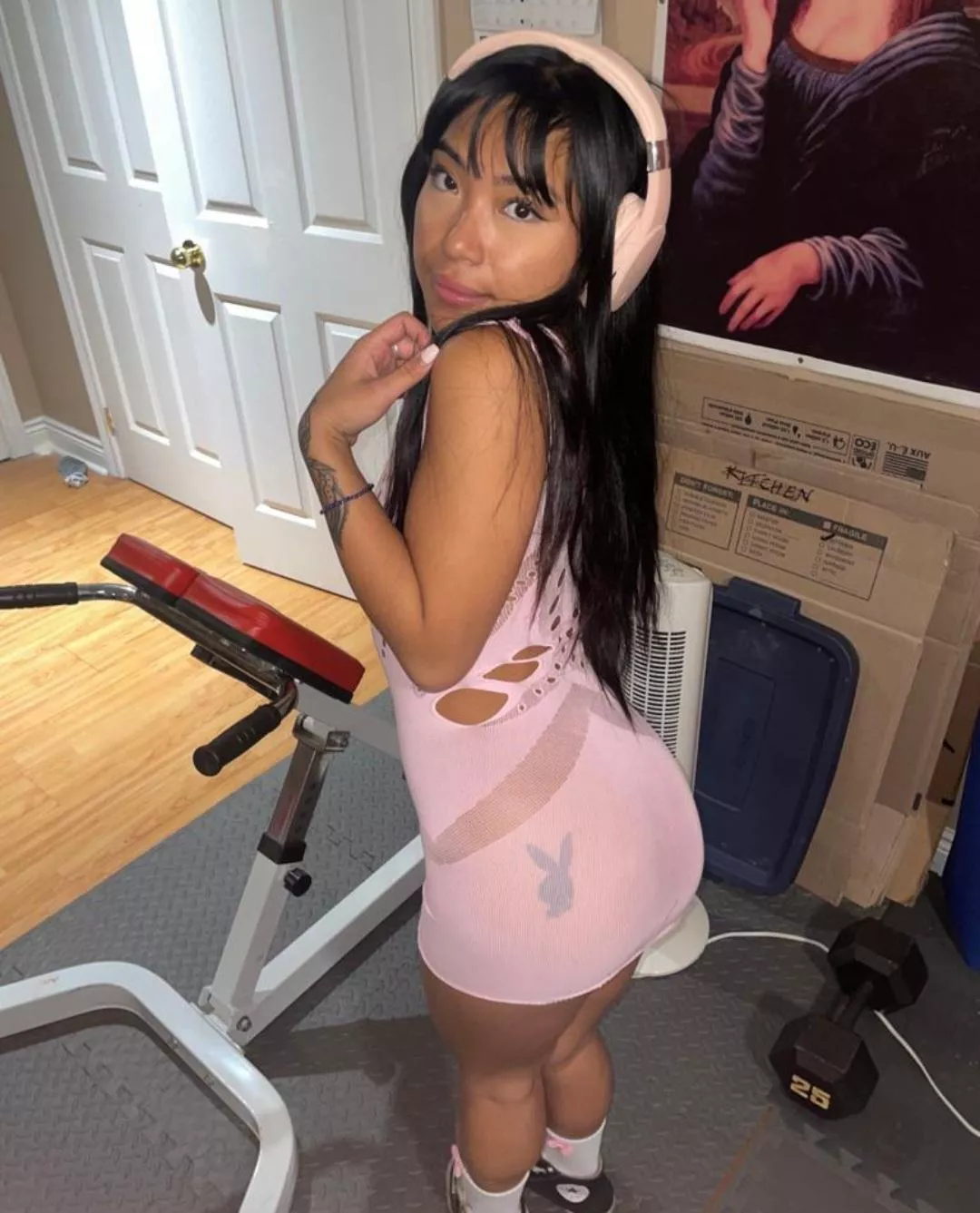 if you could help this filipina cumslut workout, how would you ? 👅🥰🤩 i do get fucked on the bench too posted by asiandolldesires