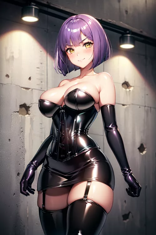 Latex Corset by CheetahSperm18