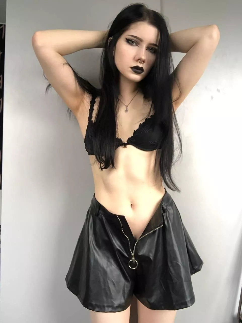 My friends call me a small-tiddy Goth GF posted by Crimson_Cascades
