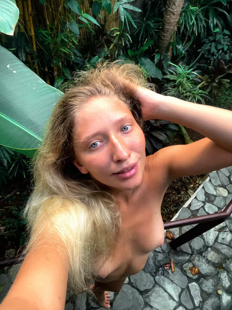 My nude frex in the jungle for you by Kkeysi