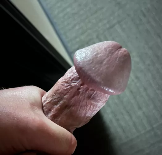 Peeking out the door of my office at work by Country_Bi1