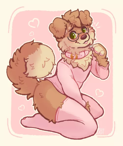 A very good boy! UwU (@artistic_dot on twitter) by artisticdotuwu