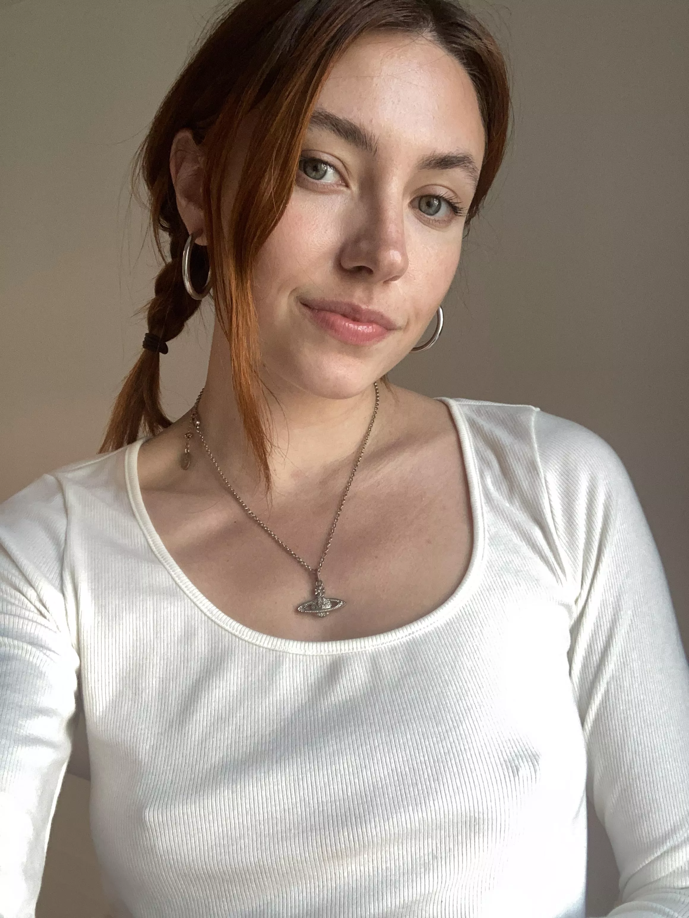 Braless in white, how risky ;) posted by LuxxuryCar23