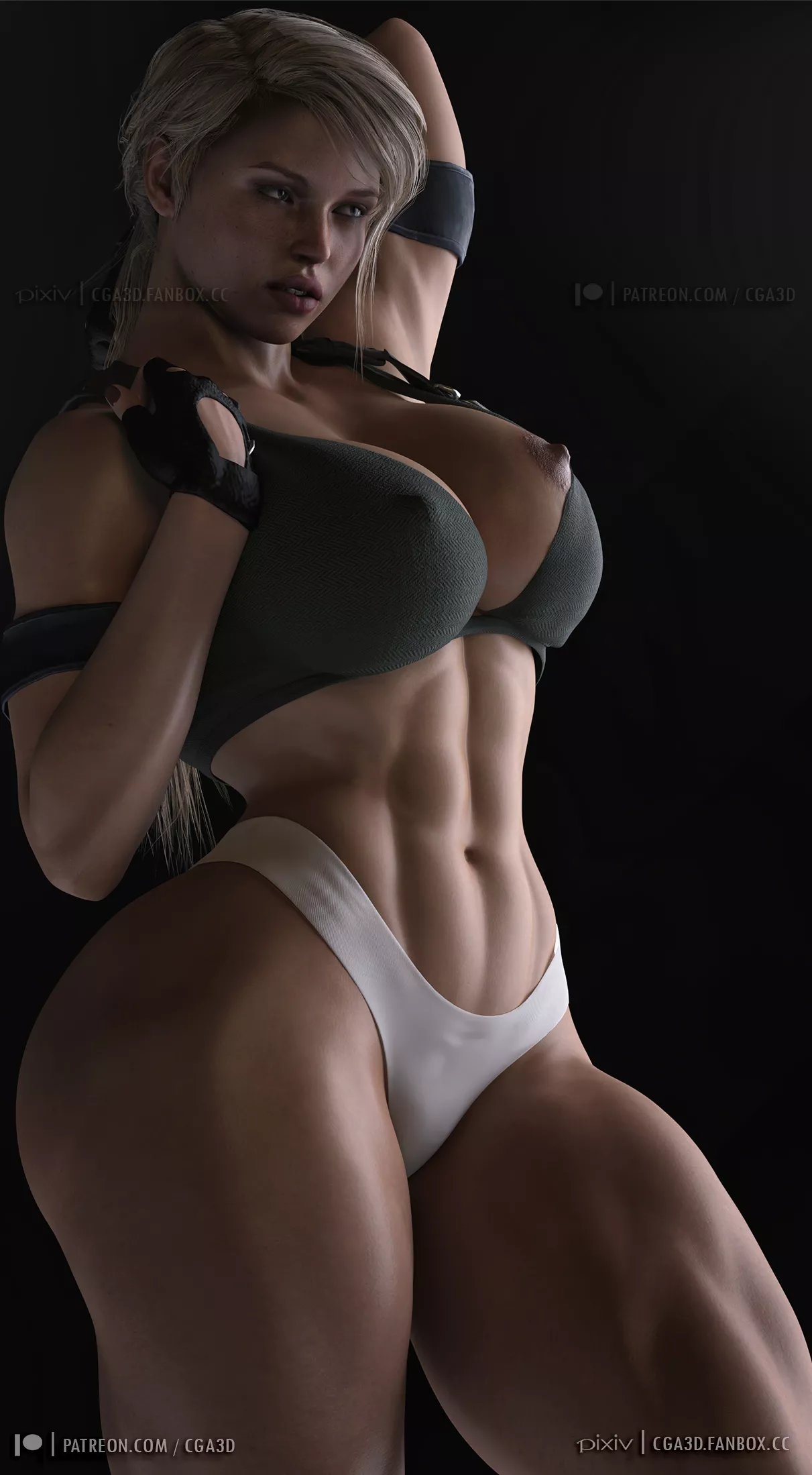 Cassie (Cga3D) [Mortal Kombat] posted by Kuro-Oji