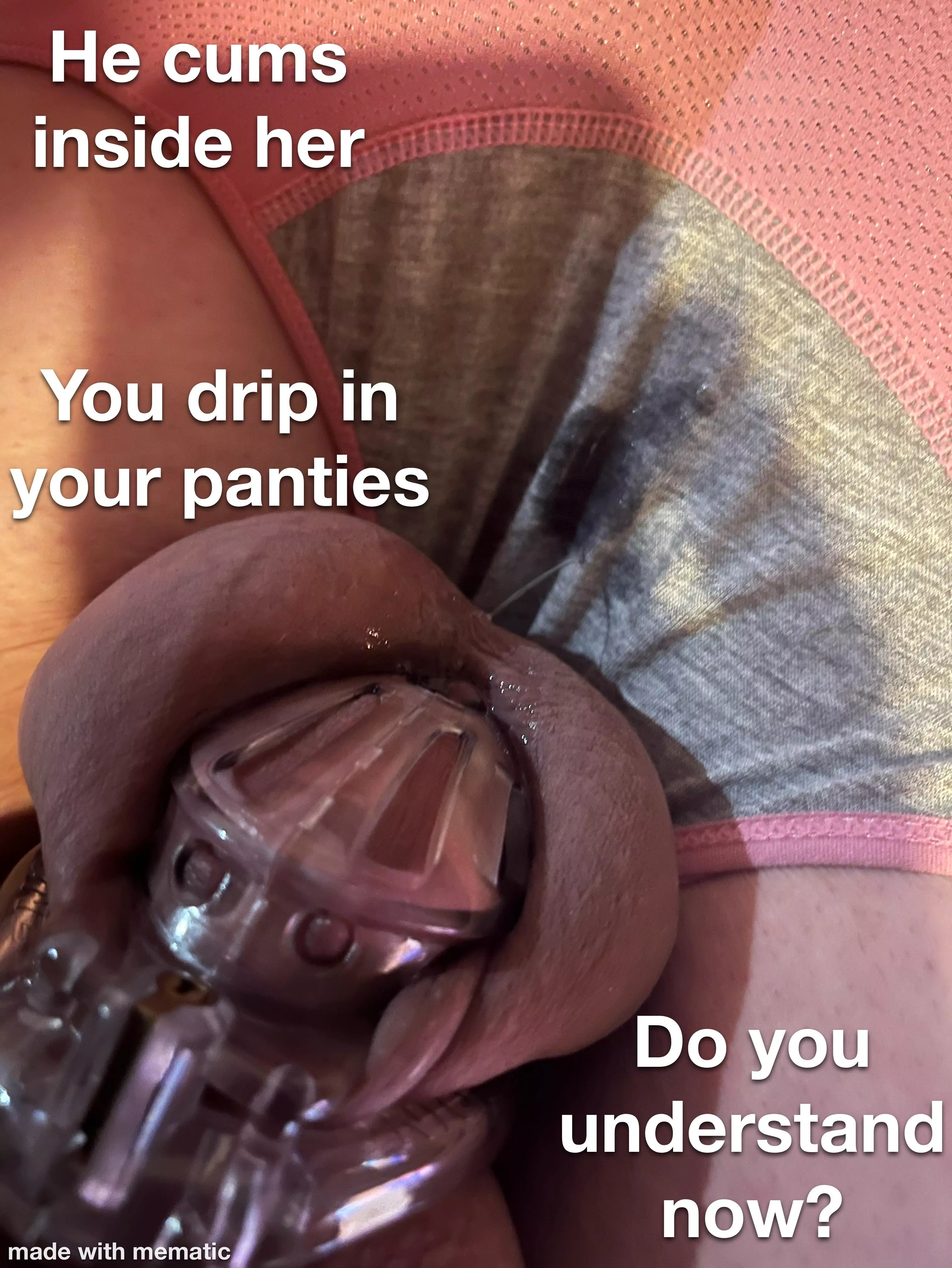 Caution: Chastity life may cause dripping and cuckolding posted by SissyDelilah1994