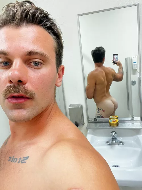 Cheeky bathroom selfie by Crixusalexander