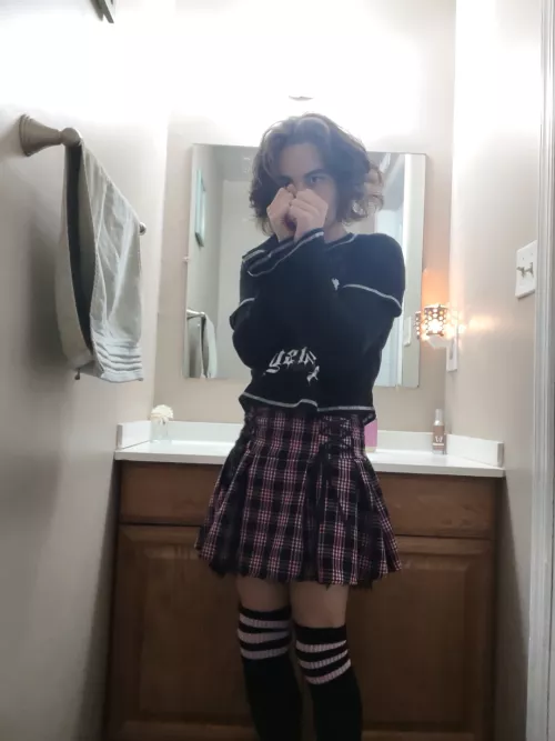 My school outfit <3 (literally) by Nyahstolfo