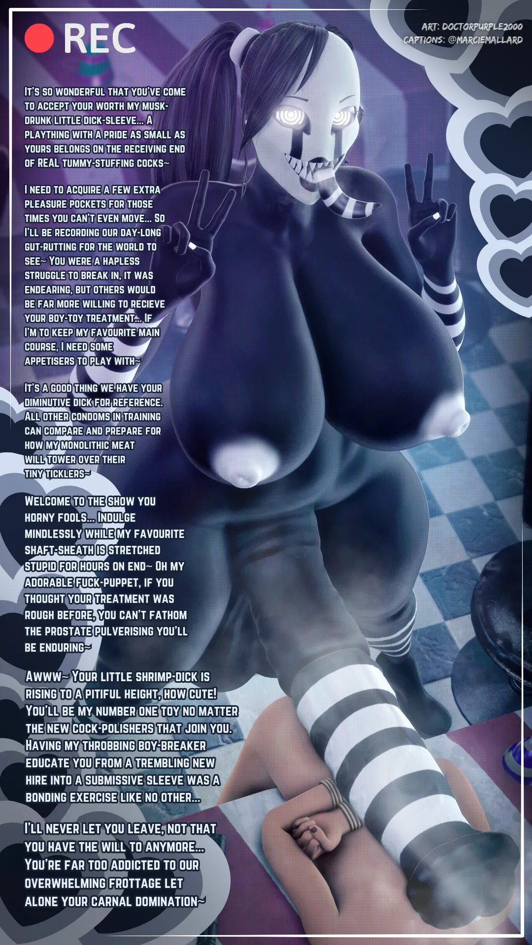 THEY'VE GOTTEN TOO QUIRKY AT NIGHT! [Futanari] [Dubcon] [Musky] [Equine Penis] [Size Comparison] [Credits in Caption] [Camgirl] [FNAF] [Hyper] posted by MarcieMallard