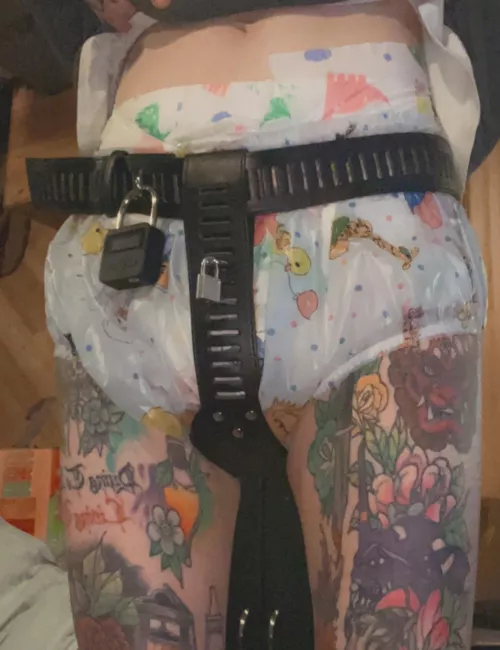 Uh Oh! I’m Locked in My Messy Diapee for 2 more hours!! 🤎✨ by AccidentImportant616