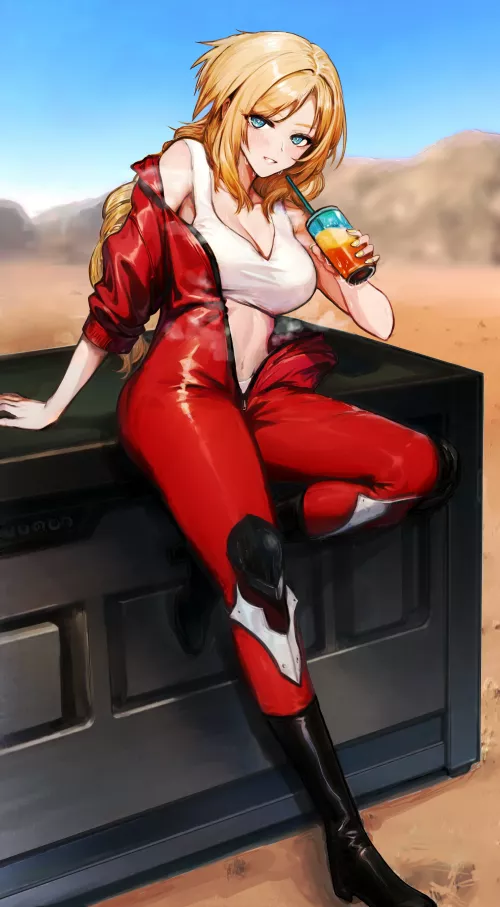 Unzipped Pilot Suit by CheetahSperm18