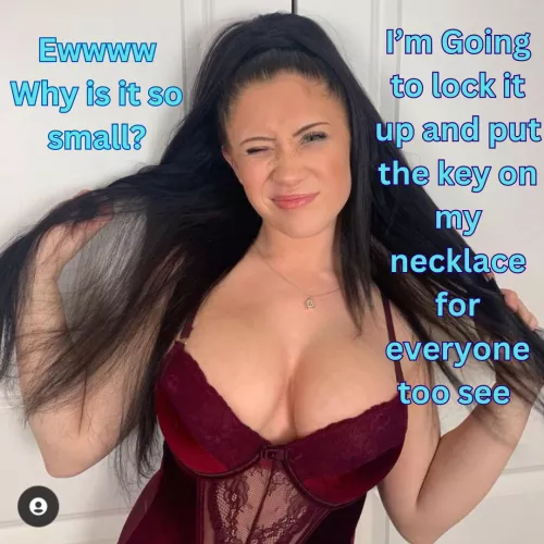 Yours Better Not Be Small And Disappointing Model: Lizzy Wurst by Locked_Insano