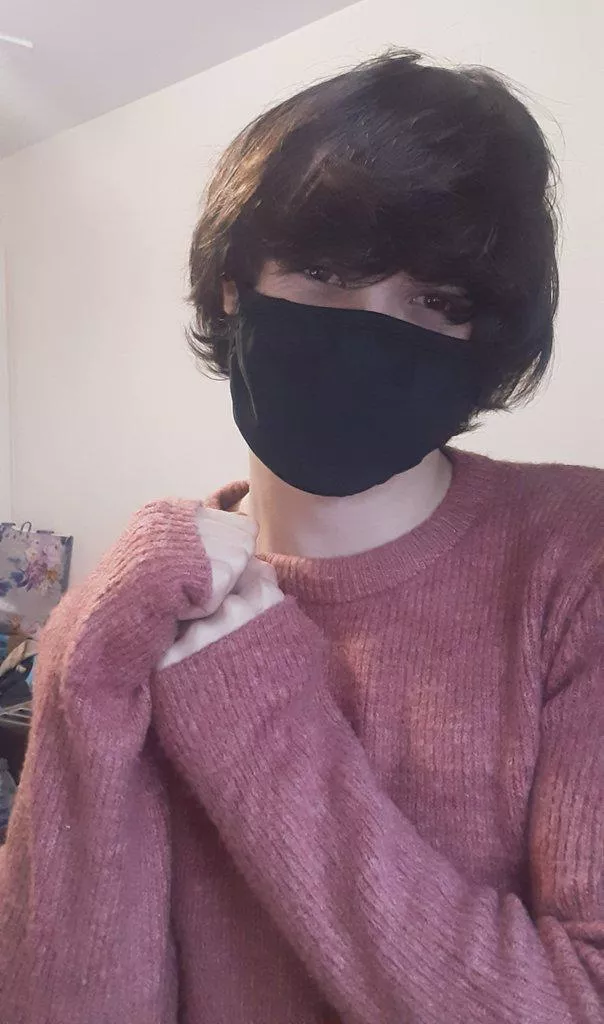Being femme isn't always curves and cute outfits, sometimes it's a cozy sweater and a warm smile :3 posted by VeterinarianHot7285