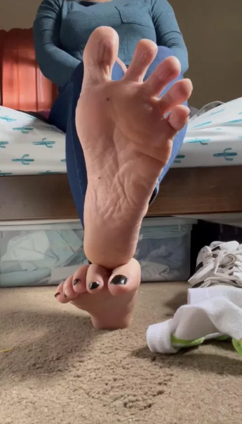 I told my girlfriends you lick my feet everyday before work. You won’t make me a liar will you? 🥺 by Tattoo_Goddess420