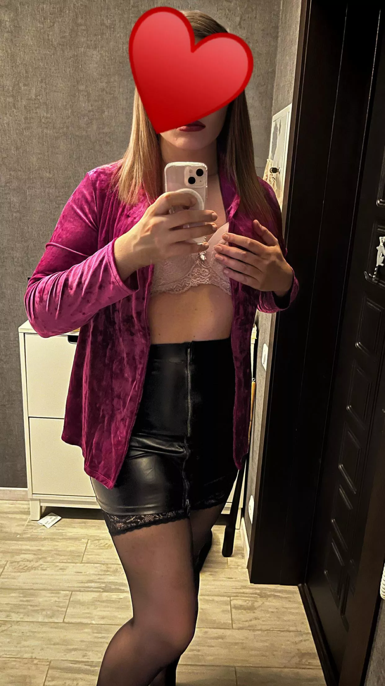 In love with leather 🥰 posted by xXlilthinmintXx