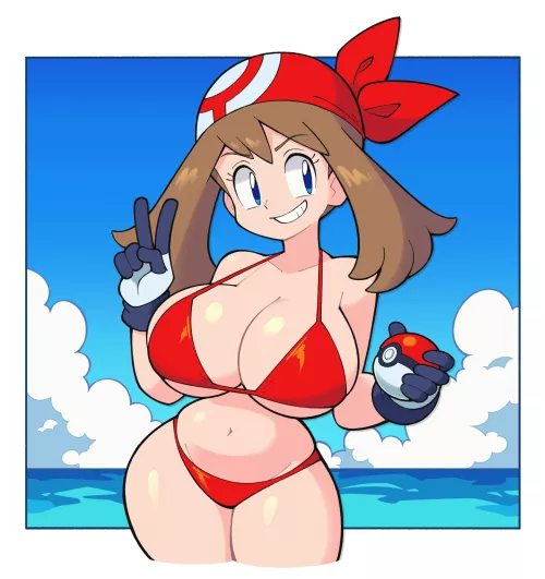 May Bikini (Stealth-Brock) [Pokemon] by netap