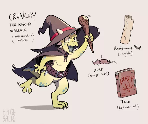 Meet my Kobold DnD character! by topfrop