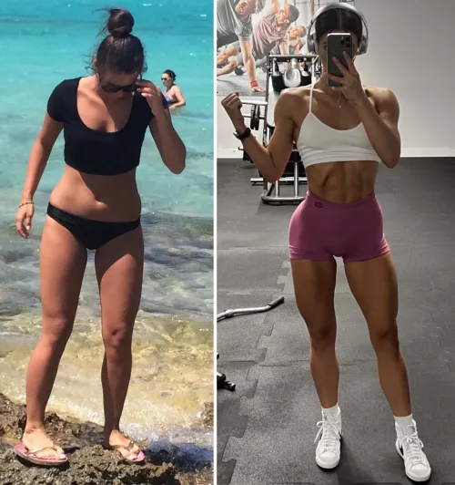 this is a big athletic progress by linasphysique_