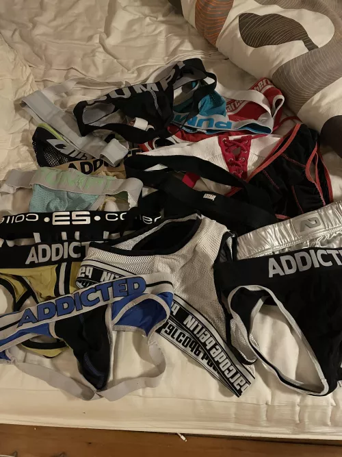 Tons of jockstraps that are too small by parisgoddammit