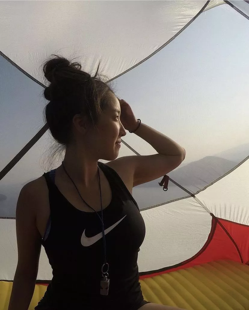 Would you go camping with her? posted by joymeetsworld3