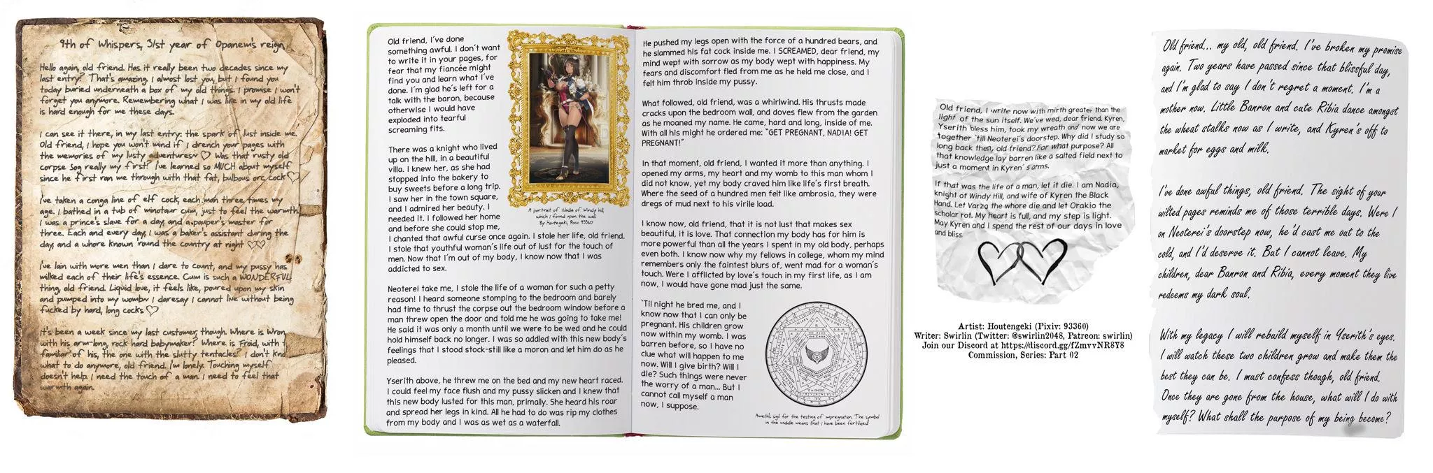 An Old Wizard Body-Swaps His Way Through History, Part Two [Series] [Body-Swap] [Gender Swap] [Prostitution] [FemDom] posted by swirlin2048