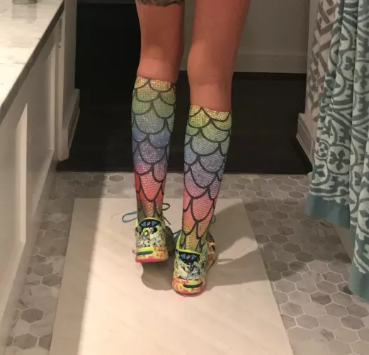 Can I keep the socks on while you ... ? by theinkedsiren1