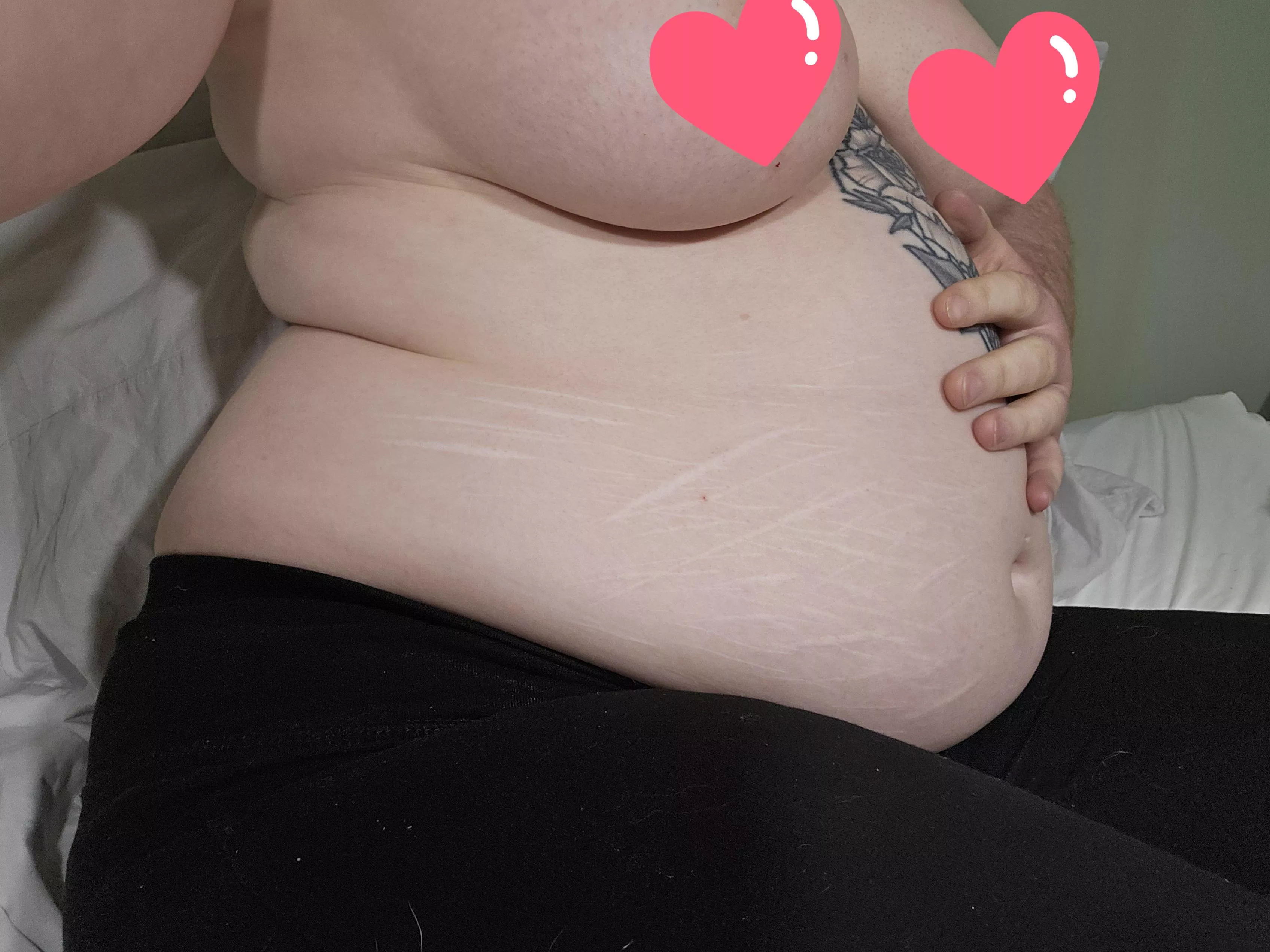 Chugging melted ice cream, round 2 tonight posted by chubbygirl429