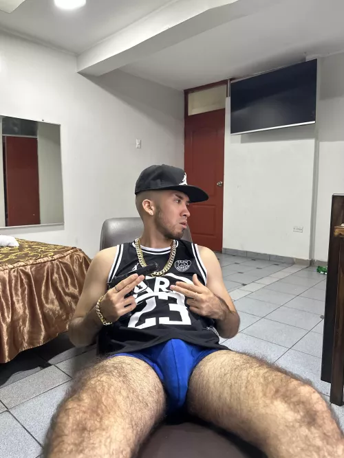 DO YOU LIKE MY BLUE BOXERS? GANGSTER THUG YOU KNOW by brucebrown530