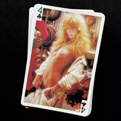 Four of Clubs (Oversize Playing Cards 1980s) by ahilava