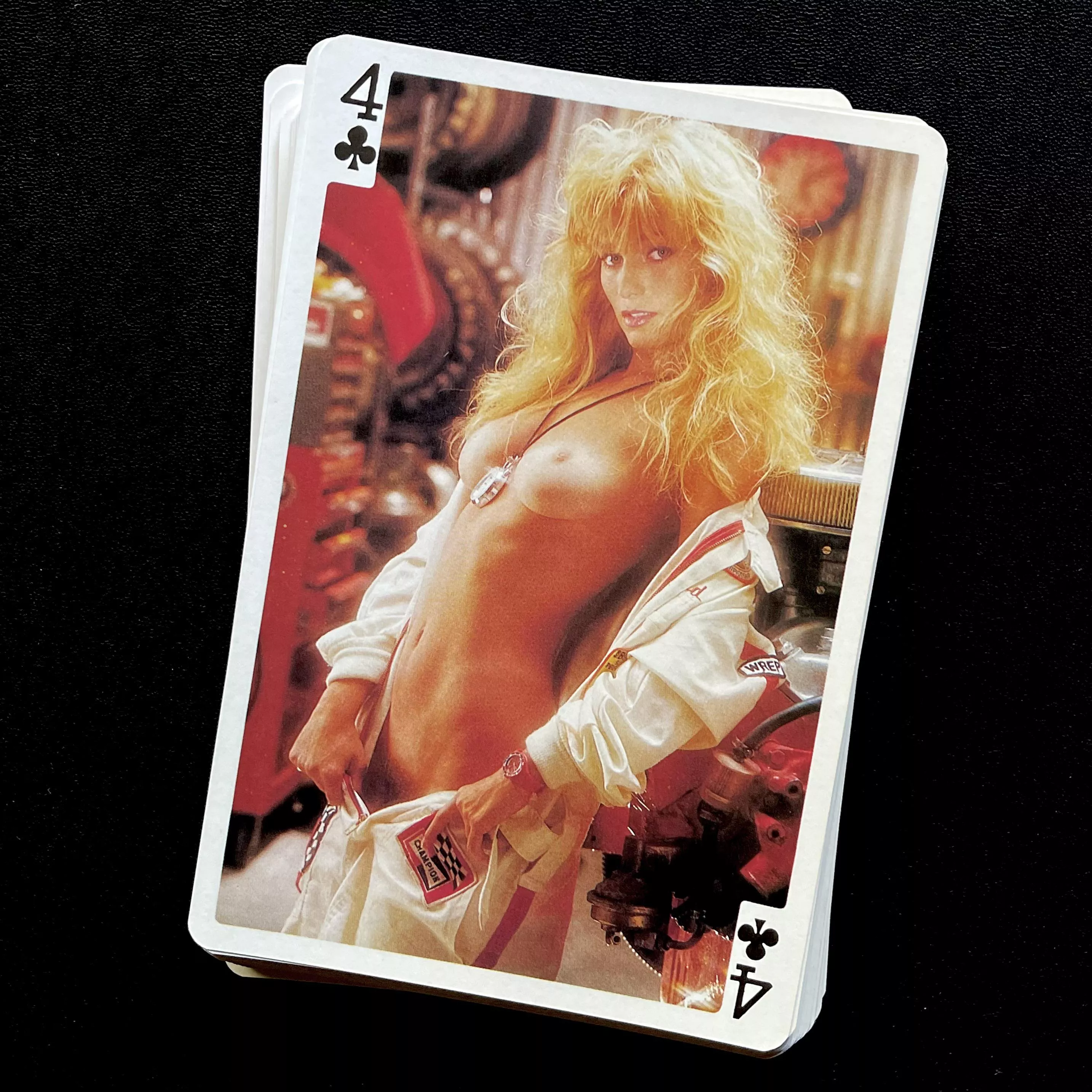 Four of Clubs (Oversize Playing Cards 1980s) posted by ahilava