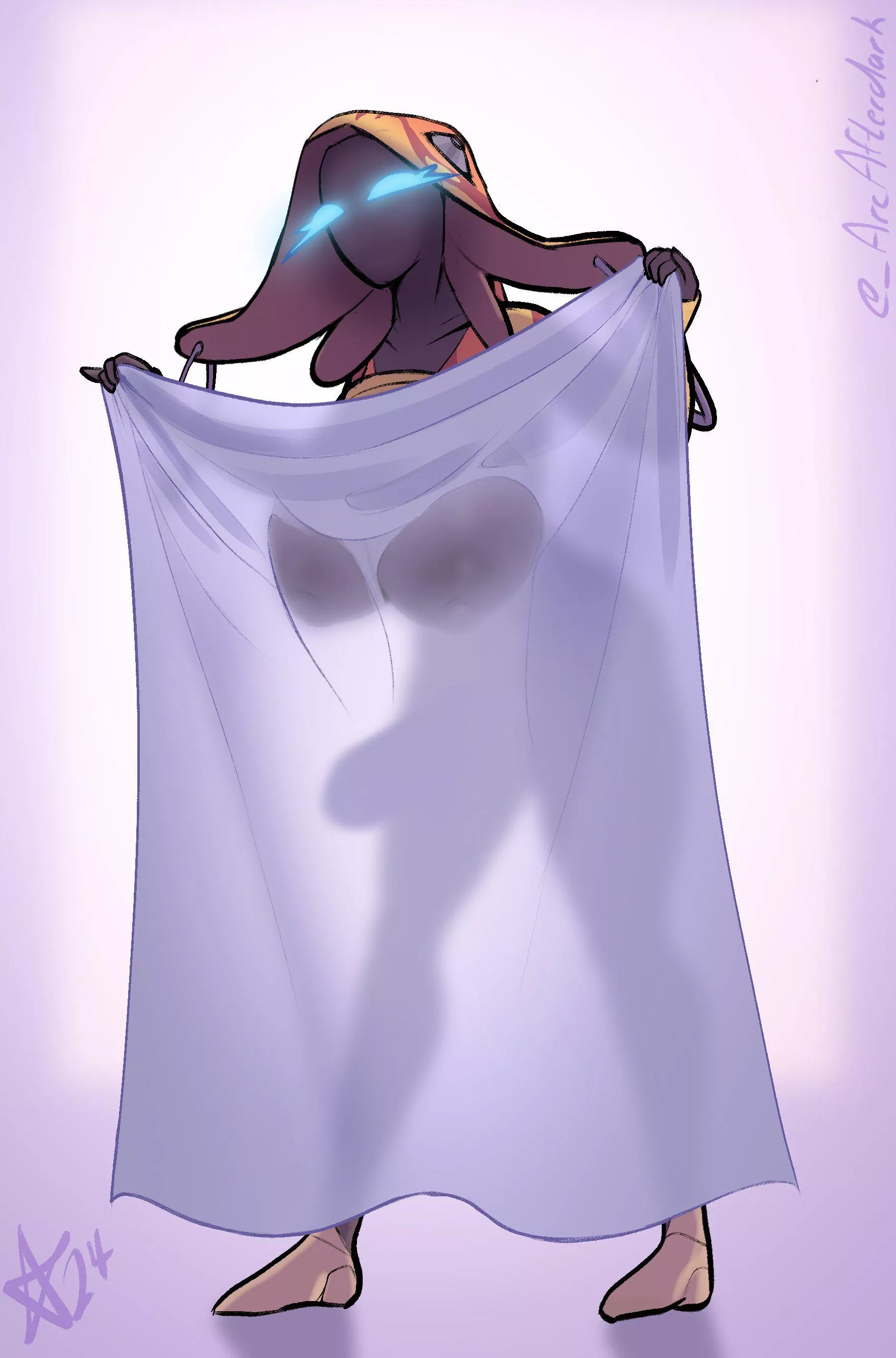 [Futa Ivara OC] One Like = 1 Sheet Dropped (ArcAfterDark) posted by Darthmufin