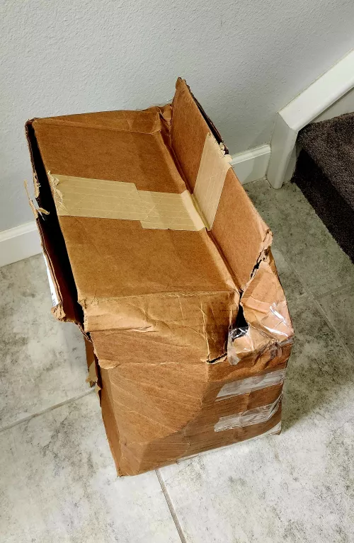 Good work once again UPS and BD. Still using the paper tape the breaks when someone looks at it funny and I can only assume UPS handled this with the utmost of care. by No-Second9377