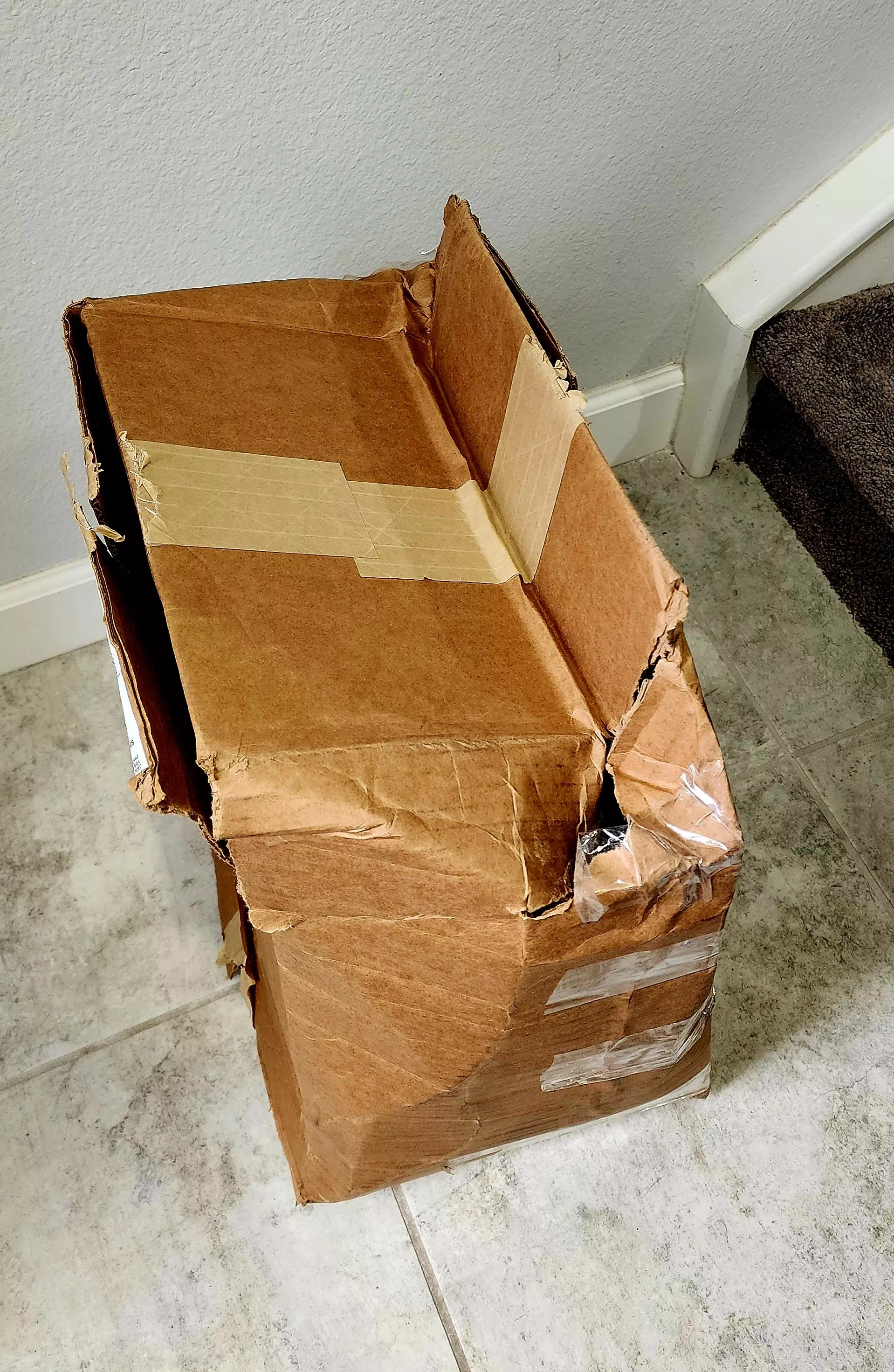 Good work once again UPS and BD. Still using the paper tape the breaks when someone looks at it funny and I can only assume UPS handled this with the utmost of care. posted by No-Second9377