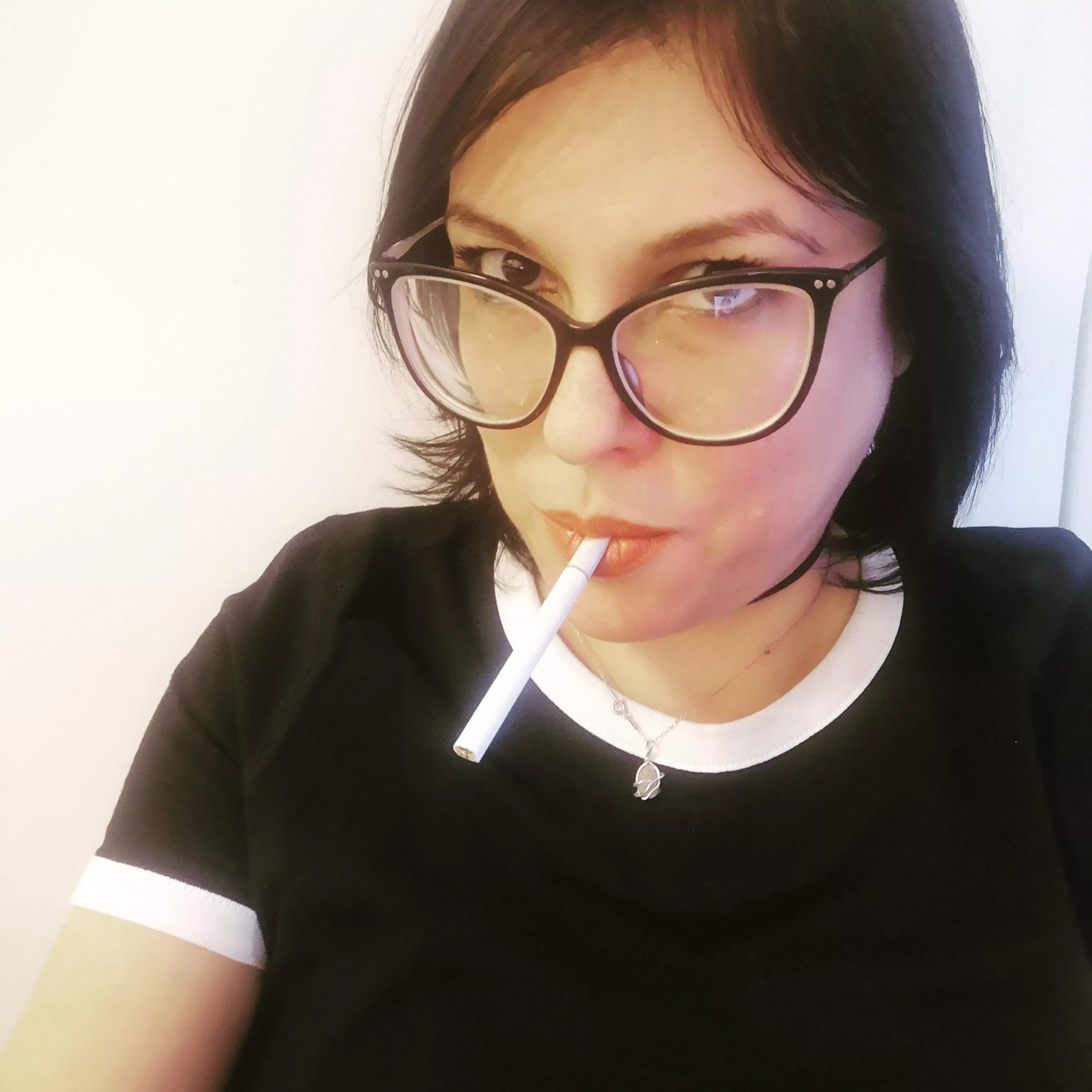 Just enjoying my smoke break 🖤 posted by JoJo_Smoking