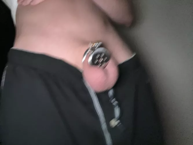 Lil sad boy in Chastity rn :( by FemboyFriday13