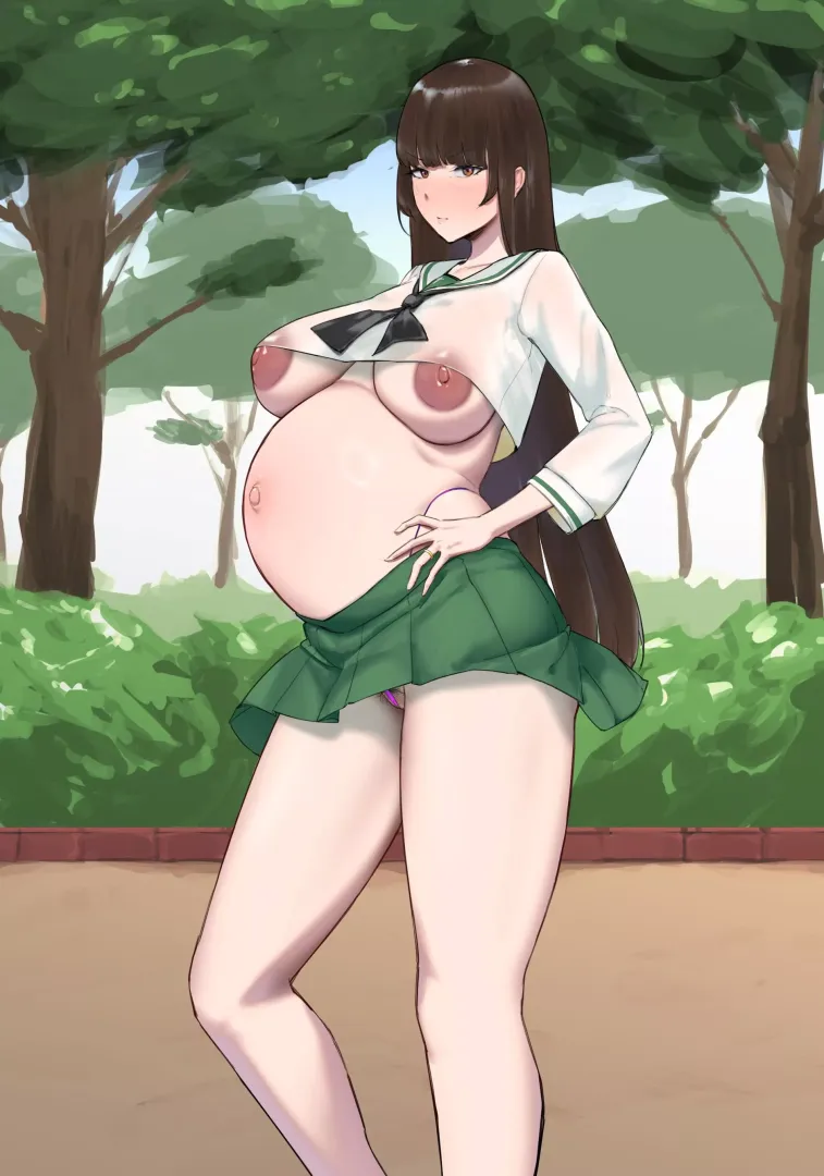 Perfect outfit for a preggo (inonice01) by awesome-pasam