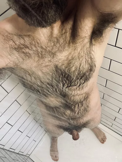 Showering with the curtain open at the gym. Again. by jerseyjaxoff