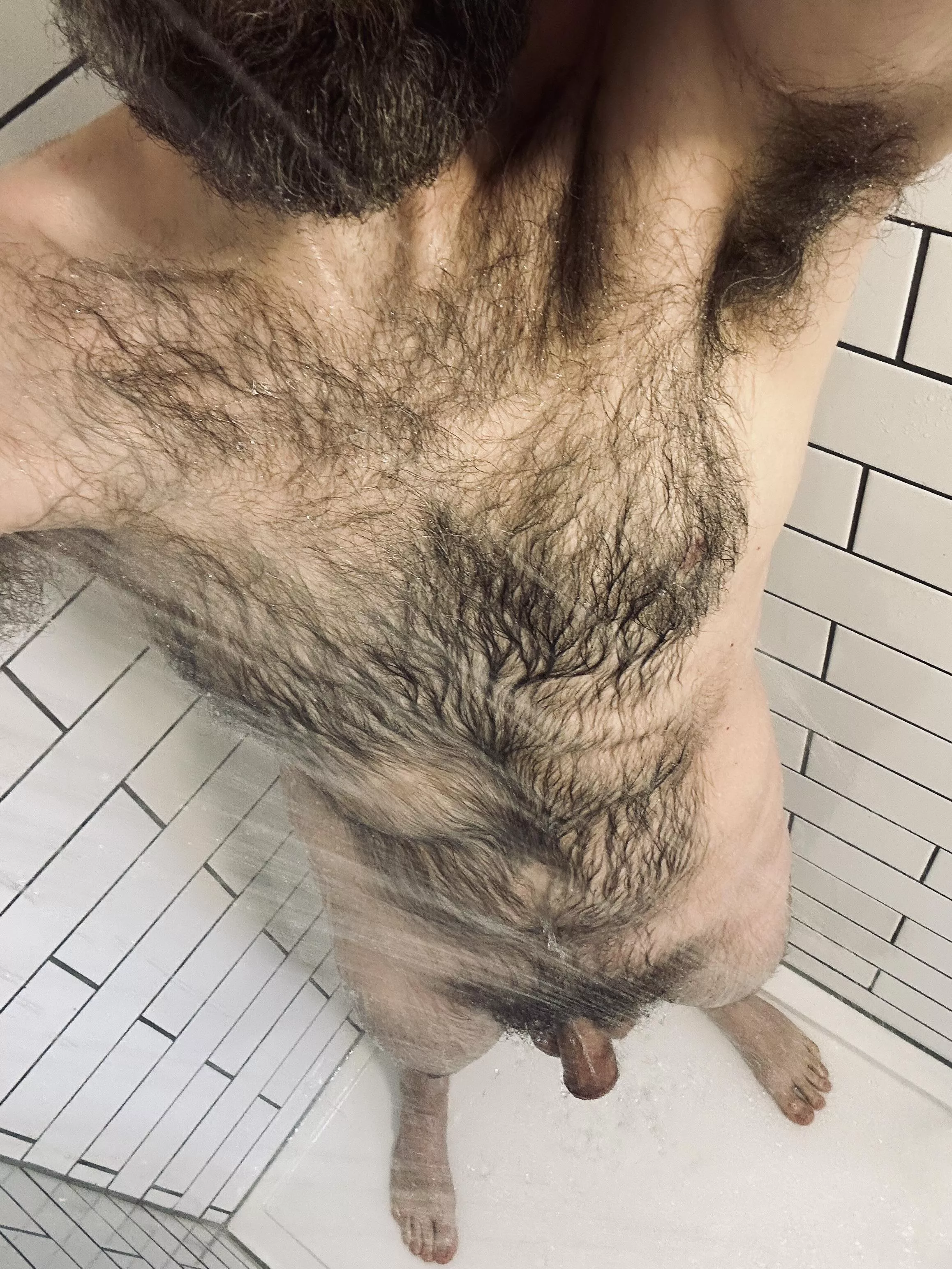 Showering with the curtain open at the gym. Again. posted by jerseyjaxoff