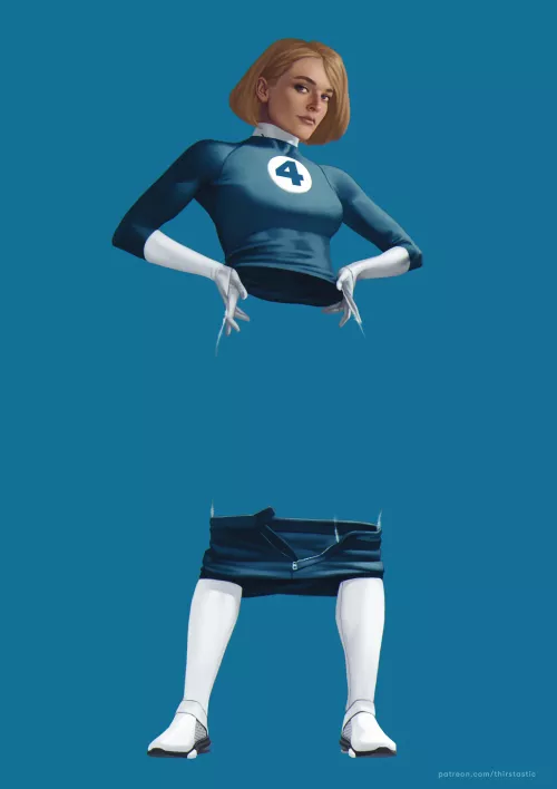 Sue Storm... BOTTOMLESS!! (thirstastic1) [FANTASTIC FOUR] by AlKo96