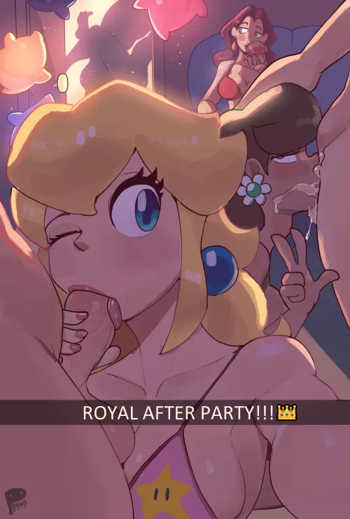 the royal after party [by peculiart] by Schkelletonne