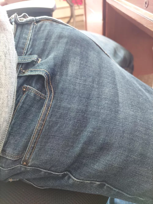 Under the desk. Wanna see? by friskytricky