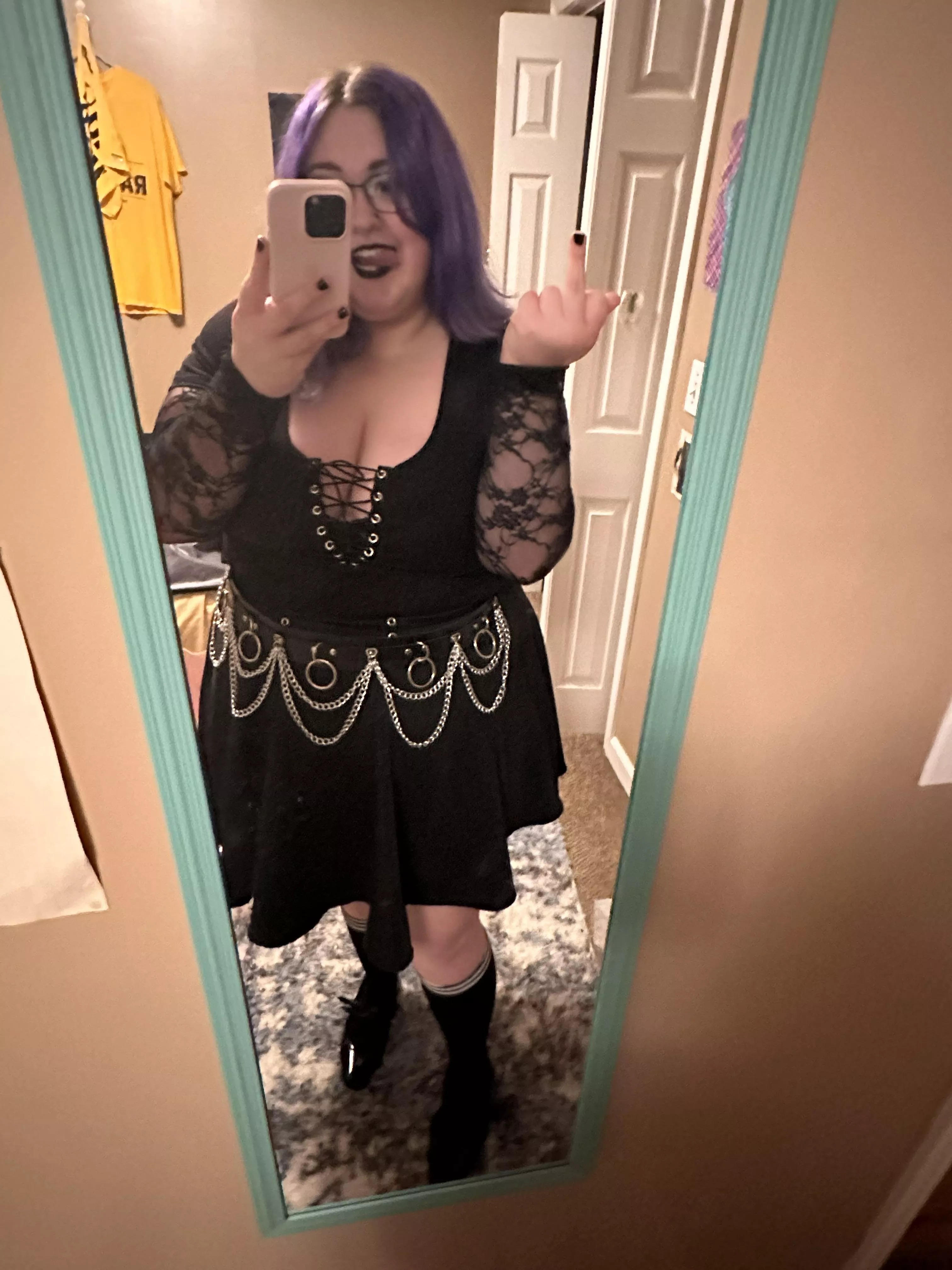 went out to a goth club & had the best time 😊 posted by goddesskarma3