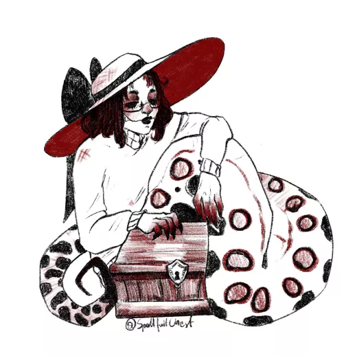 What do you think she has in there? (OC/by me) by LookinForReference