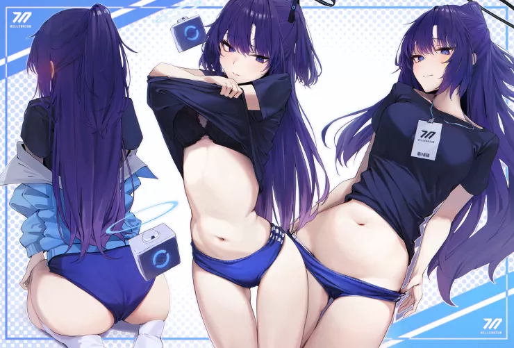 Yuuka undressing by xSaviour_N