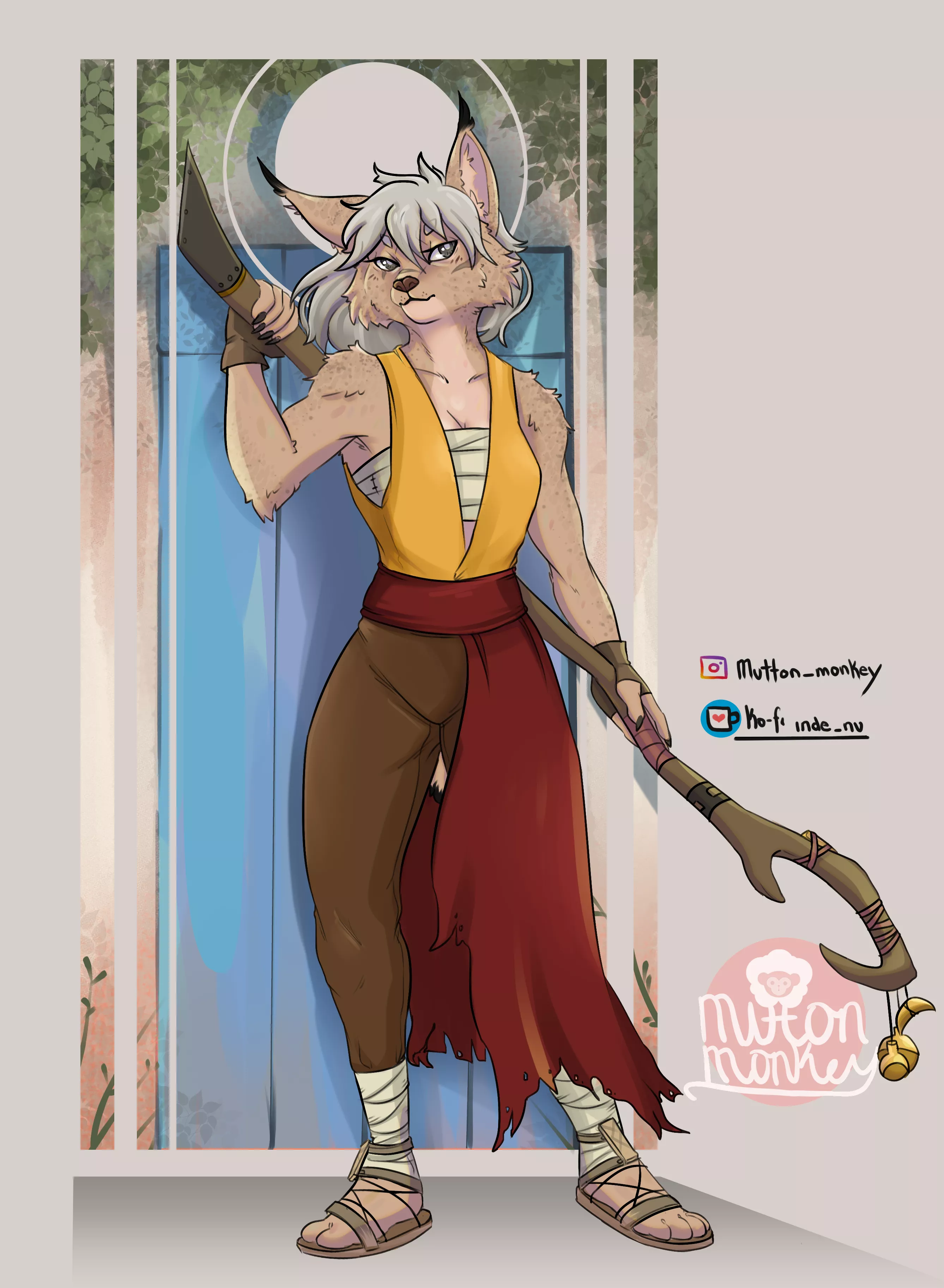 100 furry challenge #15: anotherwilddog (art by me) posted by MuTT0nM0nk3y