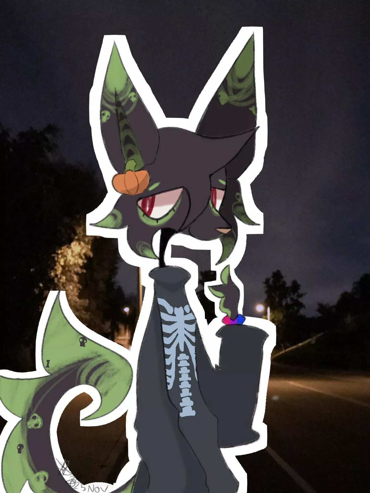 aough,,my first post on reddit. my boy milo. (art by me)👍👍 posted by bisericaa